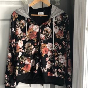 Floral casual jacket